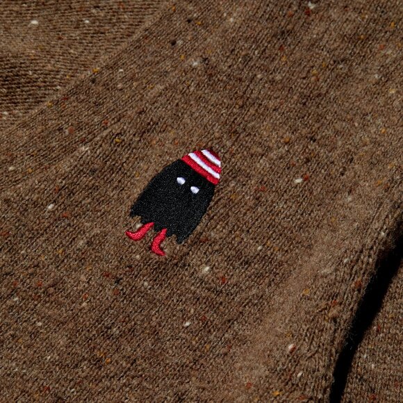 8 Seconds Brown Flecked Cardigan - Picture 3 of 3